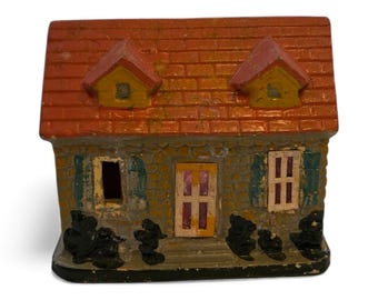 Vintage Japanese Ceramic Christmas House