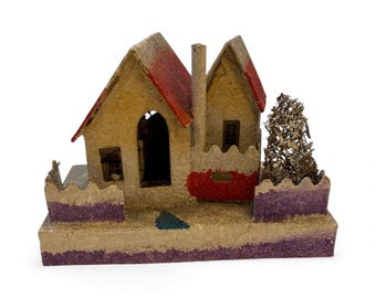 Vintage “Putz” style large house.
