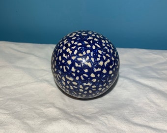 Antique Scottish Carpet Bowl - Medium