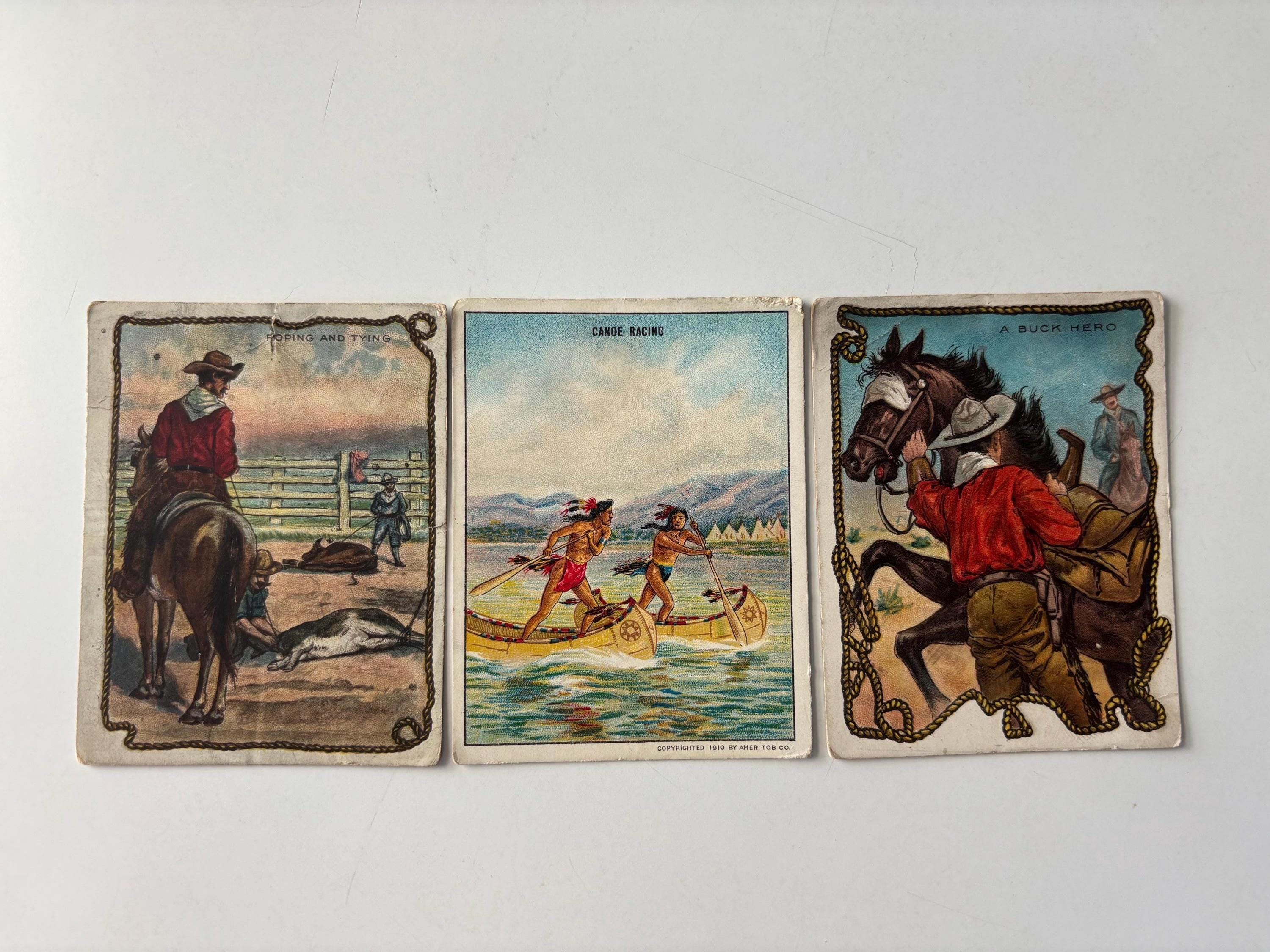 Hassan Cowboy Series Tobacco Trading Cards