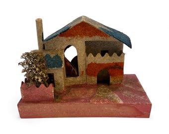 Vintage “Putz” style large house.  Made in Japan.