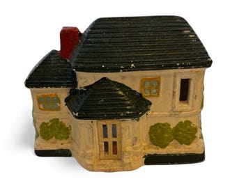 Vintage Japanese Ceramic Christmas House