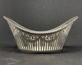 19th C. Dutch Export Silver Chocolate Basket