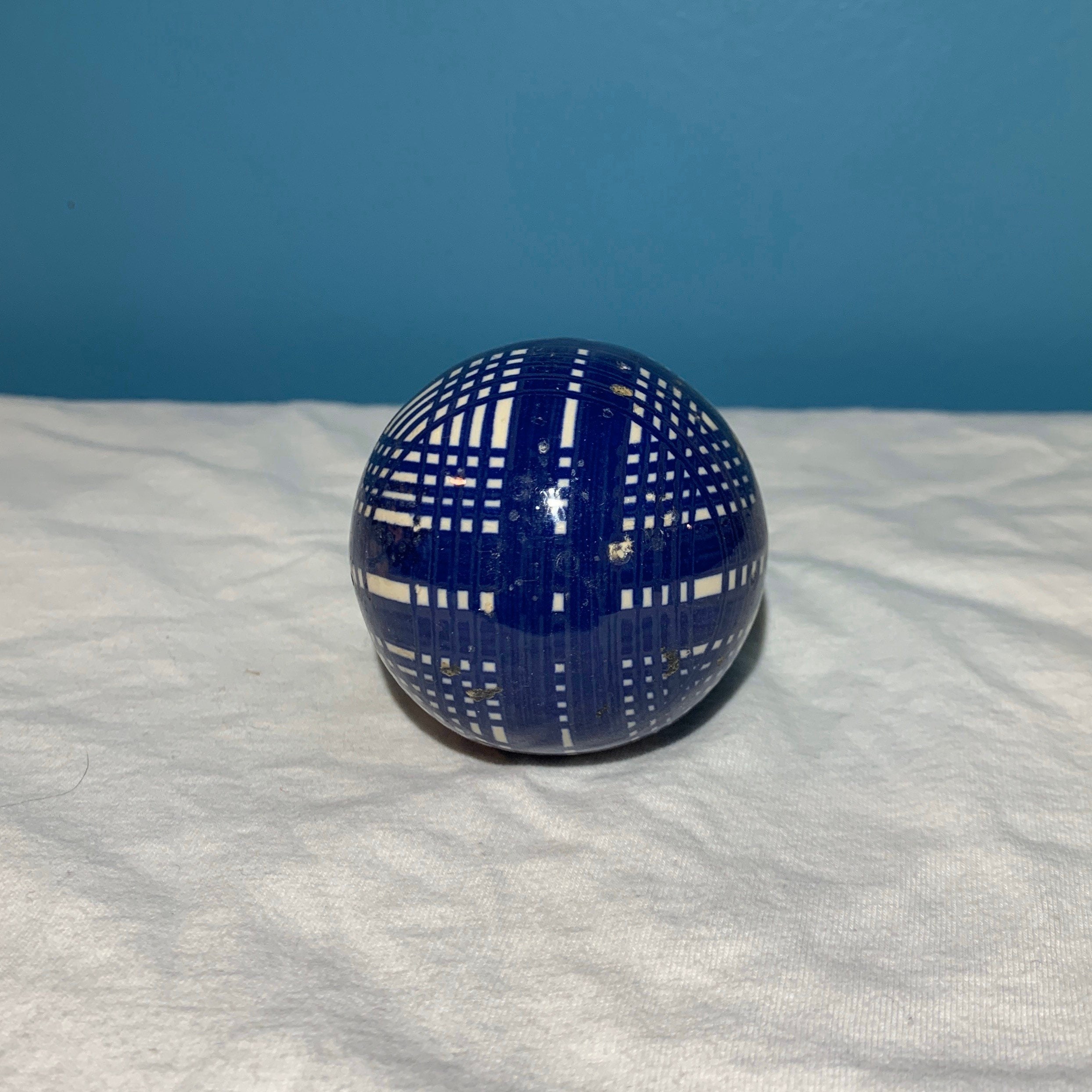 Antique Scottish Carpet Bowl Small Etsy