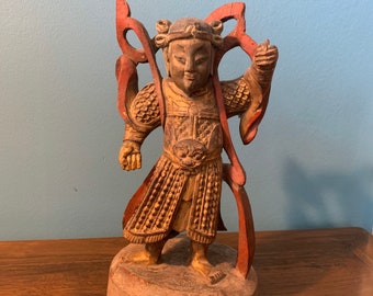 Antique Chinese Temple Offering Figure