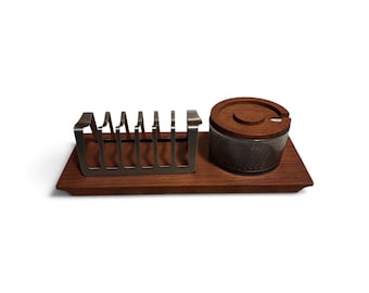 Danish Modern Toast & Jam Set