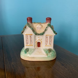19th Century Staffordshire Pottery Bank