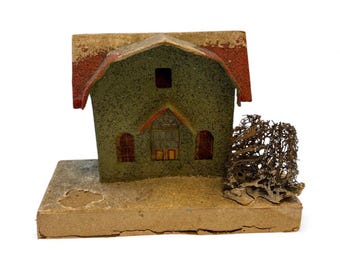 Vintage “Putz” style large house.
