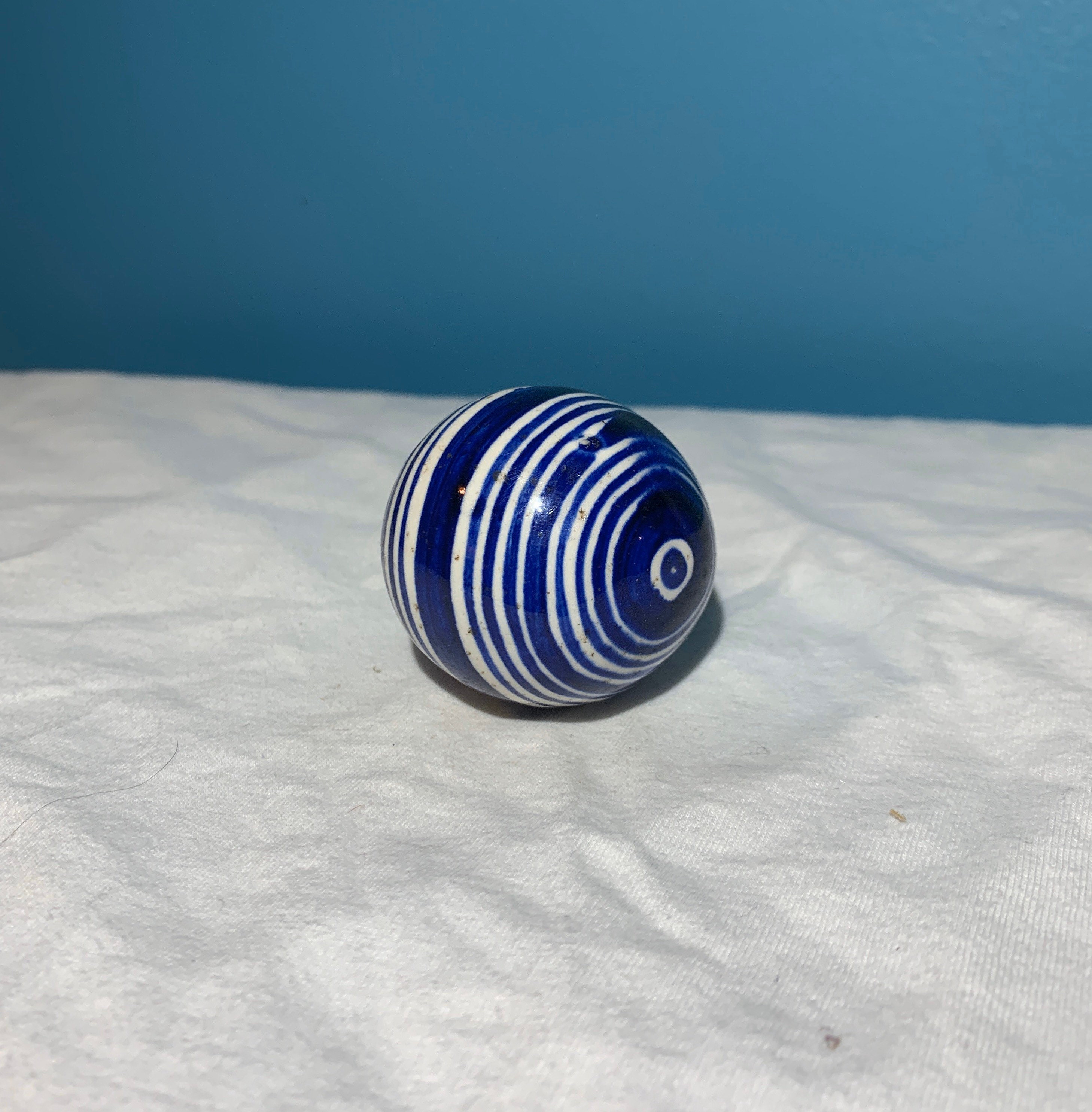 Antique Scottish Carpet Bowl Target Etsy