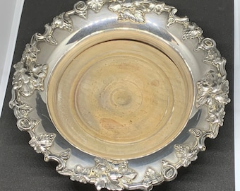 Silver Plated Wine Bottle Coaster
