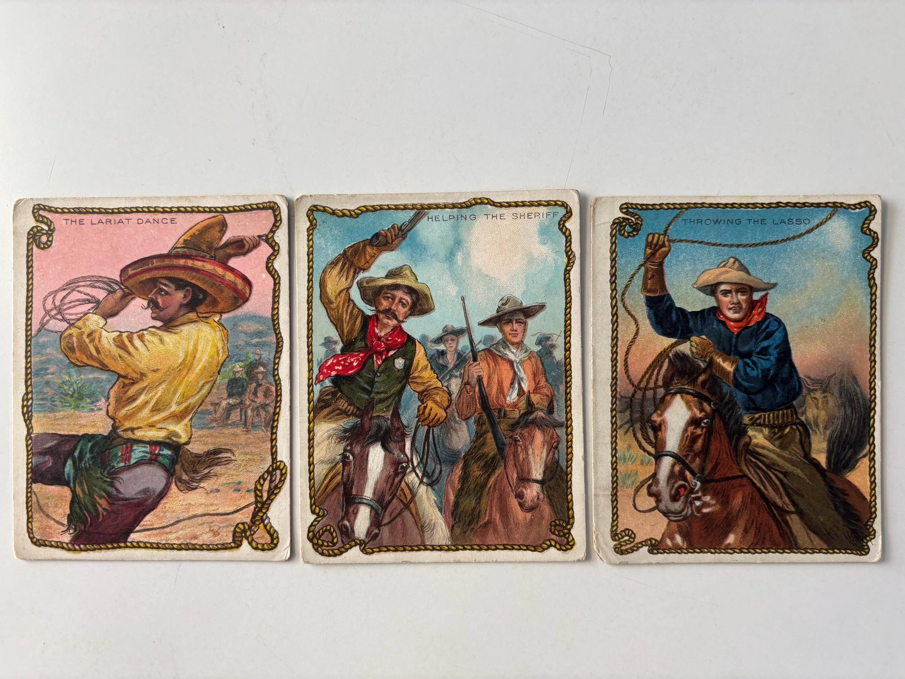 hassan tobacco cards Hassan Cowboy Series Tobacco Trading Cards