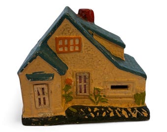 Vintage Japanese Ceramic Christmas House