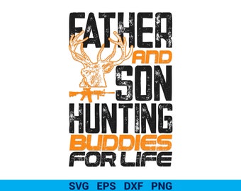 Father Son Hunting Svg Etsy
