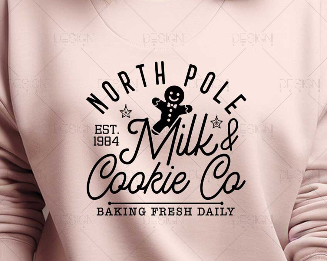 North Pole Cookie Co Svg File for Merry Christmas Winter - Etsy