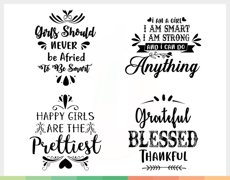 Download Inspirational Svg Bundle 24 Cut Files Motivational quote svg | Etsy