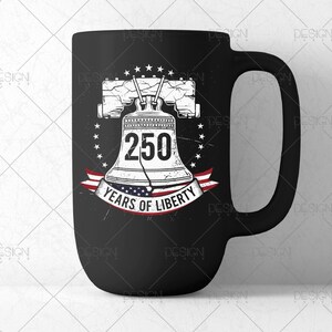 250 años de la Campana de la Libertad (PNG), 4 de julio patriótico, regalos del 250.º aniversario del Día de la Independencia para amantes de la historia imagen 6