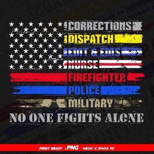 Ersthelfer Held Flagge Krankenschwester EMS Polizei Feuer Militär Vektor T-Shirt Design Png-Dateien, Polizei Krankenschwester Png Sublimationsdateien