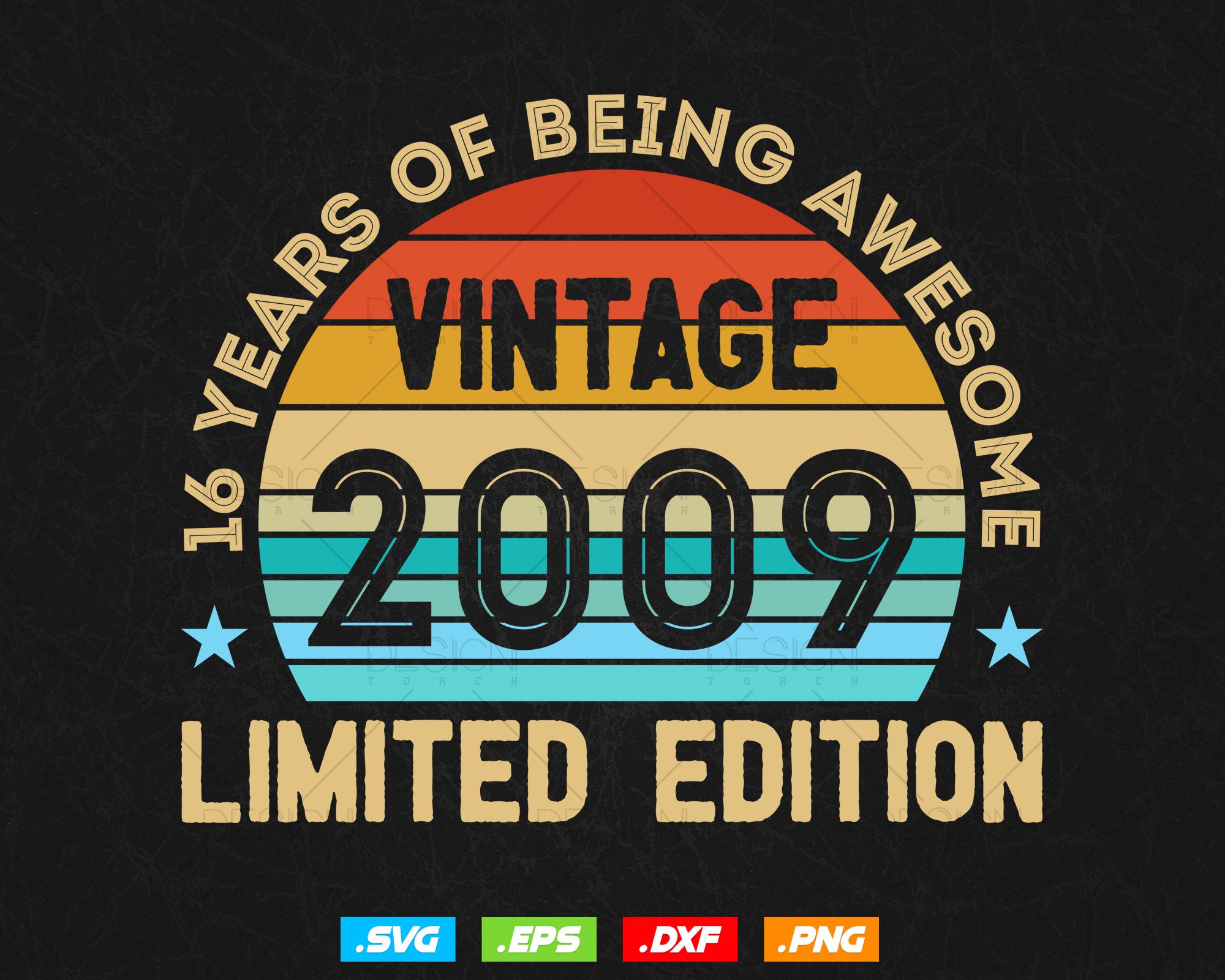 16 Years of Being Awesome Vintage Limited Edition Birthday