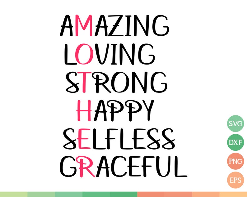Definition of Mother. Mothers Day Svg. Mom Svg Amazing Etsy
