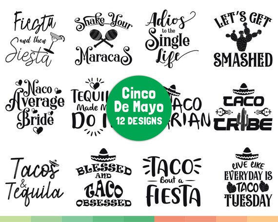 taco tuesday svg funny svg funny taco tuesday svg Fiesta then Siesta svg Cinco De mayo svg Fiesta svg Funny womans Fiesta svg