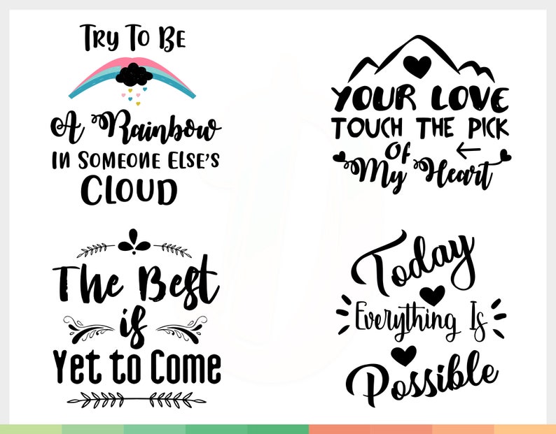 Download Inspirational Svg Bundle 24 Cut Files Motivational quote ...