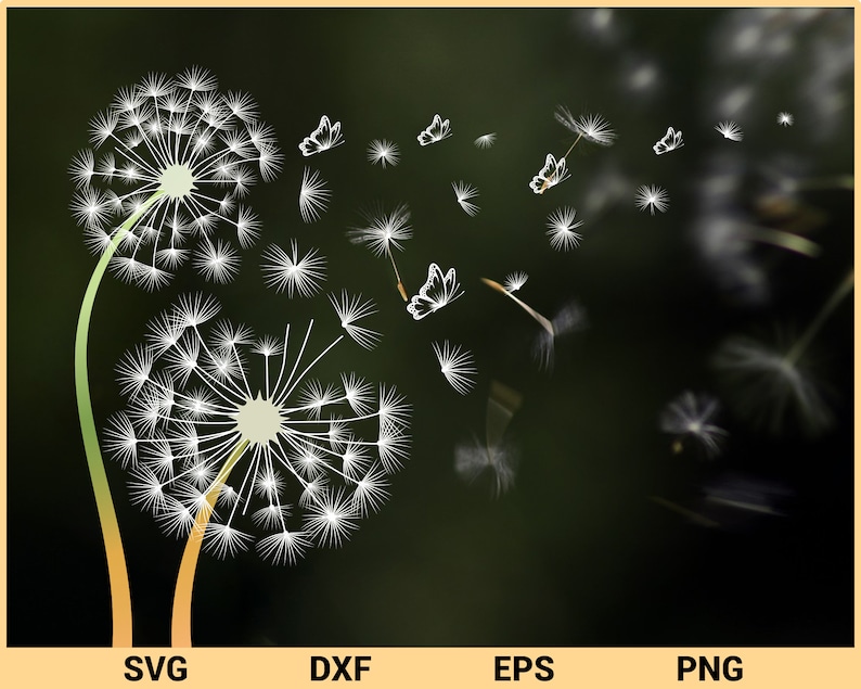 Free Free Butterfly Dandelion Svg 291 SVG PNG EPS DXF File