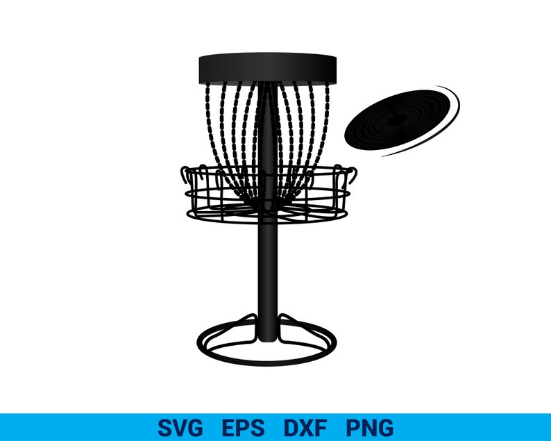 Disc golf svg disc golf Silhouette clipart sports svg die | Etsy