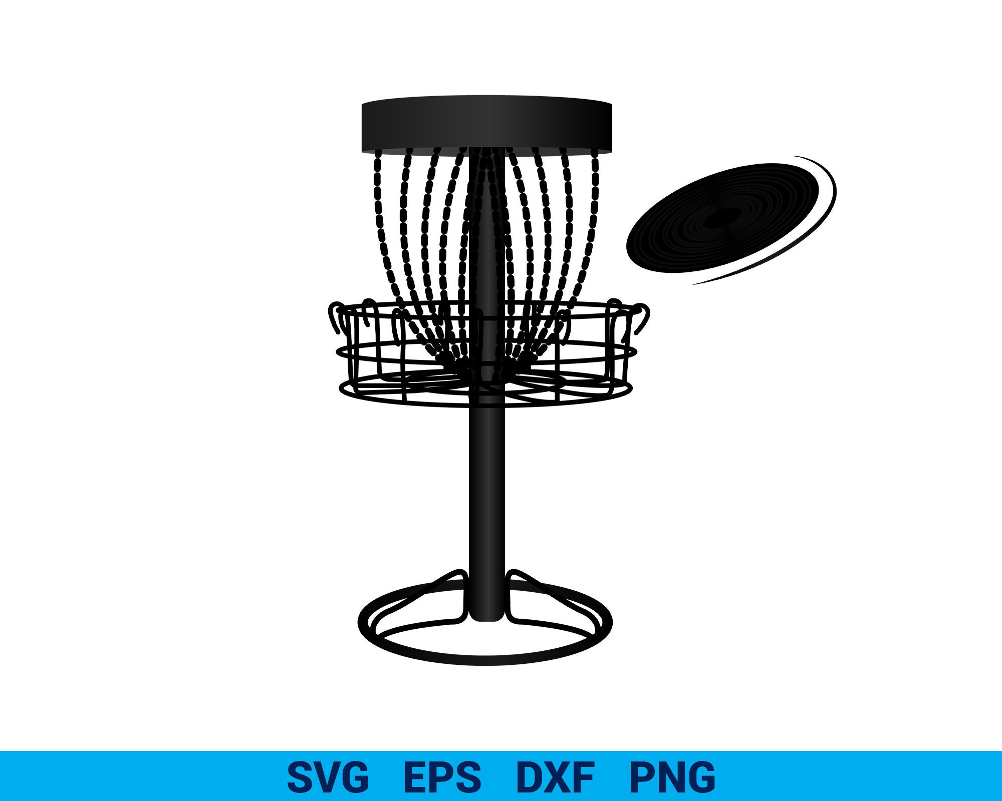 Disc Golf Svg Disc Golf Silhouette Clipart Sports Svg Die Etsy UK