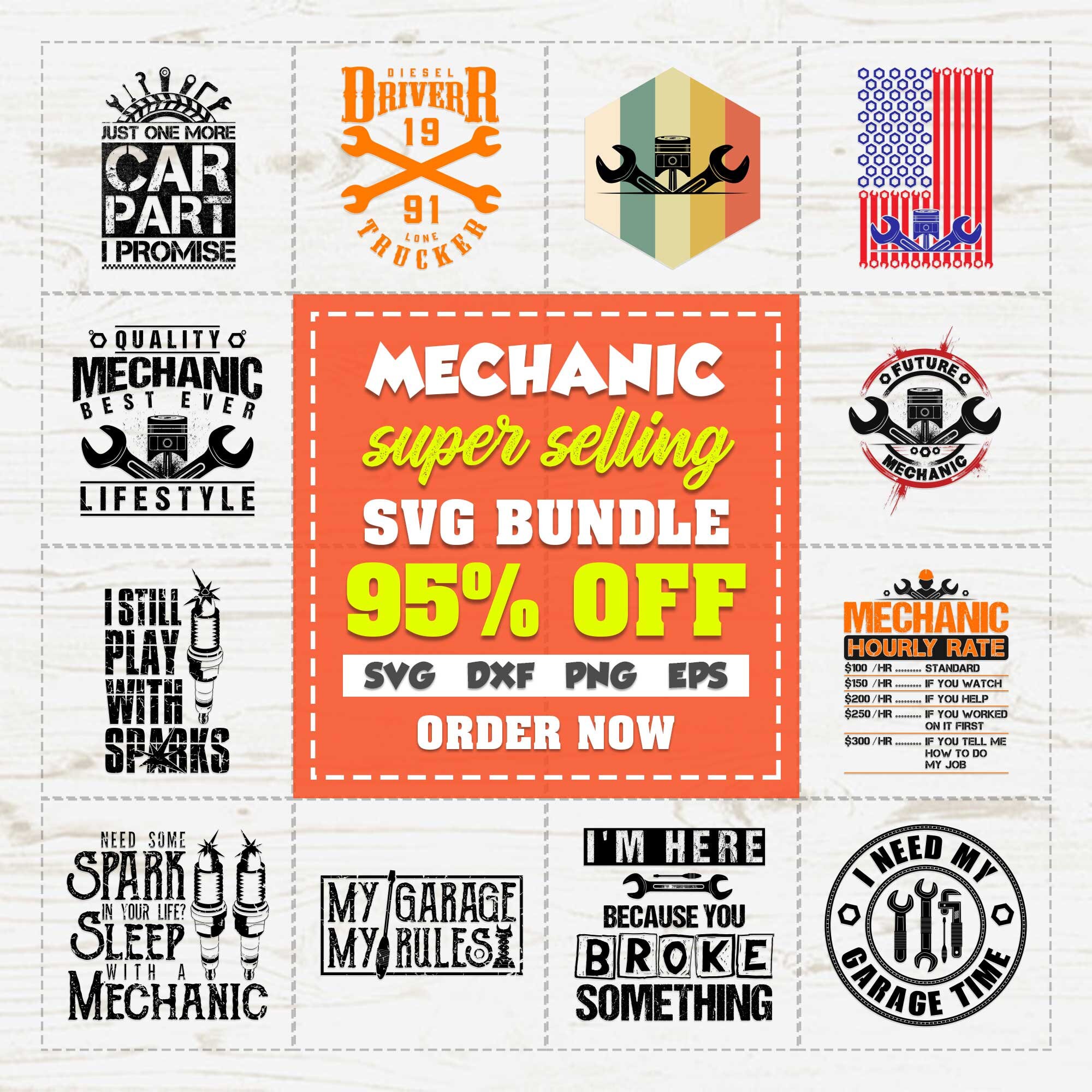 Download Mechanic Svg Bundle Mechanical Parts Svg Wrench Engine Auto Etsy