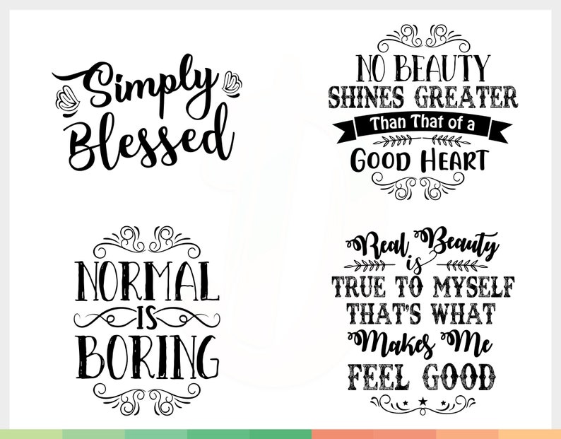 Download Inspirational Svg Bundle 24 Cut Files Motivational quote ...