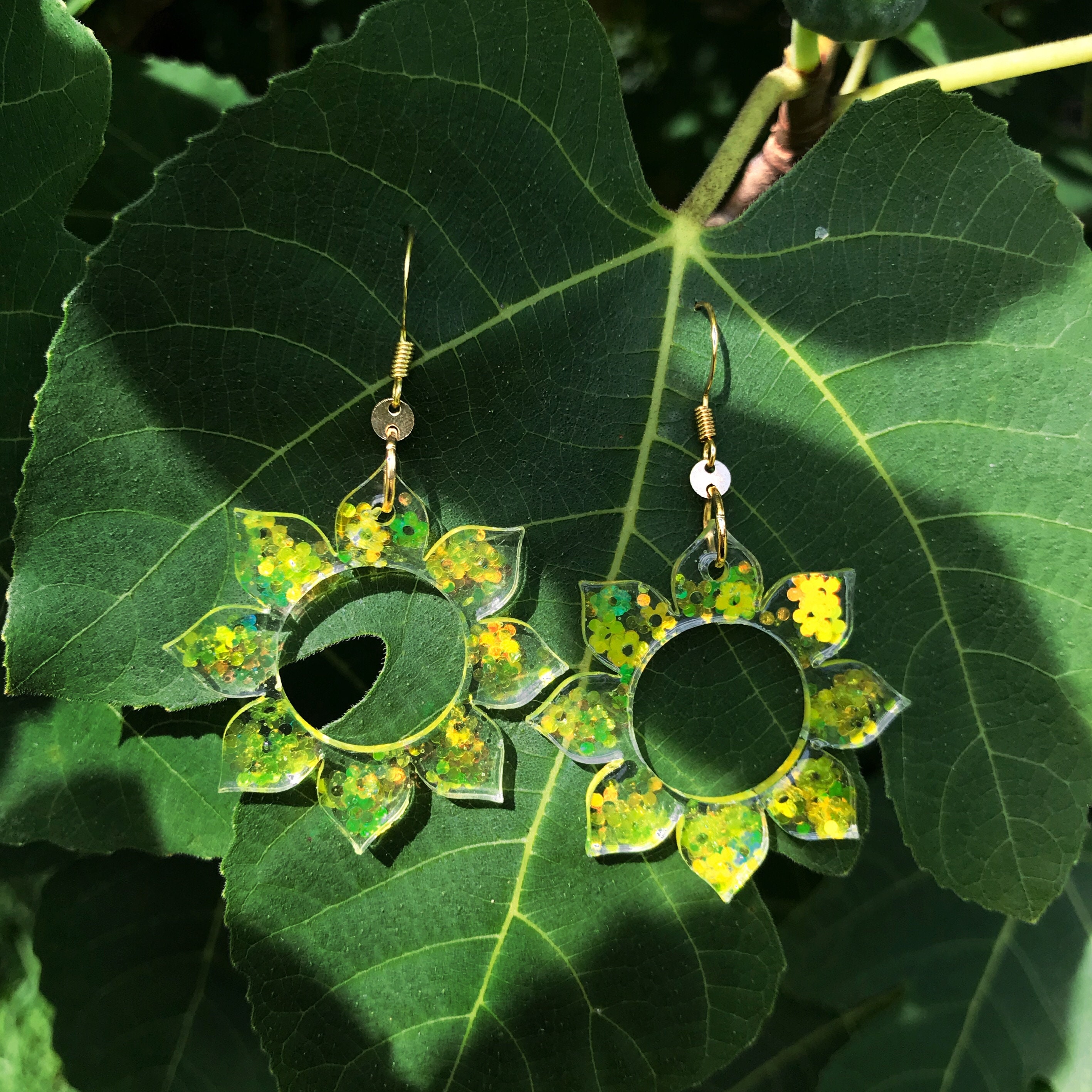 Sunflower 70s Earrings Retro Flower Earrings Vintage Daisy Etsy Nederland