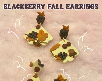 Blackberry Fall Earrings