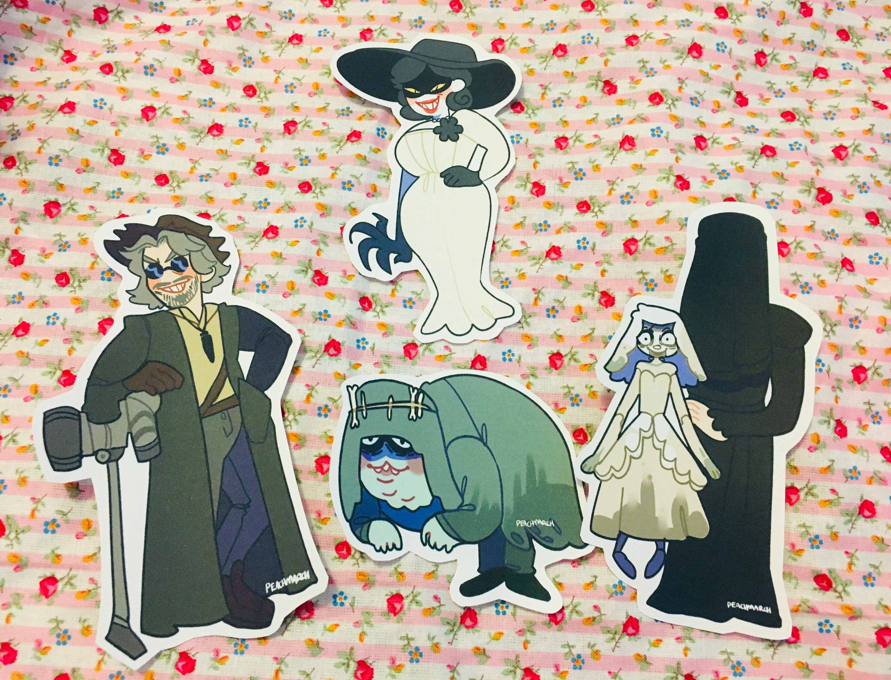 Resident Evil Village | Four Lords Sticker Set
