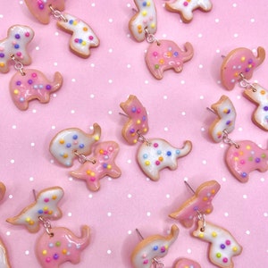 Circus Animal Cookie Dangle Earrings
