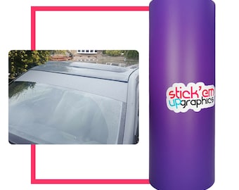 8 inch Matte Purple Sun Strip Sun Visor Vinyl 200mm high x 1400mm long