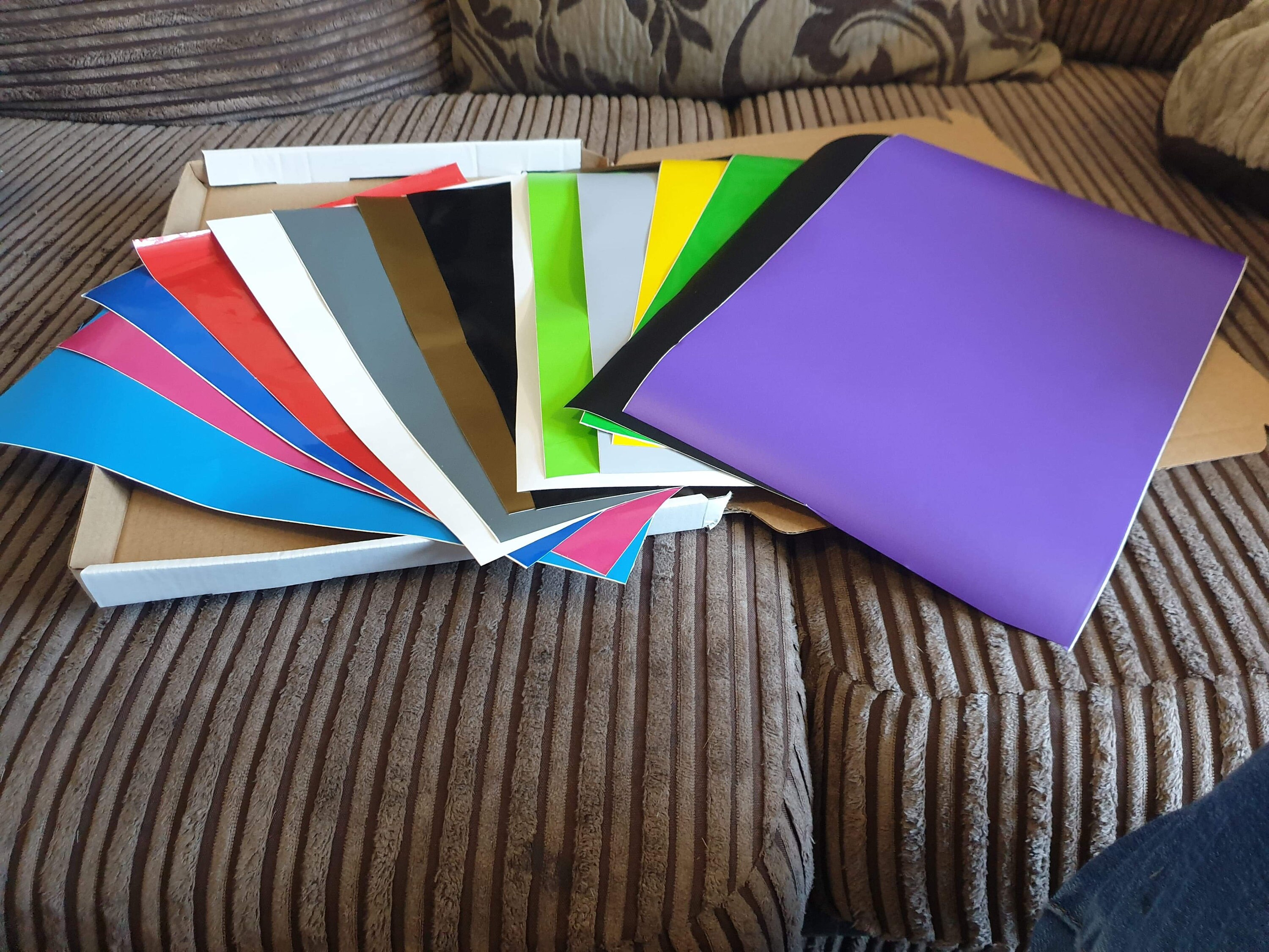 10 x A4 Self Adhesive Vinyl Sheets Craft Etsy