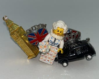 Swarovski Queen of England LEGO-hårspänne