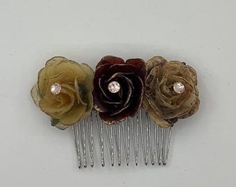 Blommahårkam