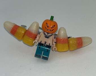 Ond pumpa Lego godismajs hårspänne
