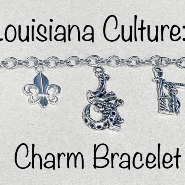 Louisiana Charm Bracelet