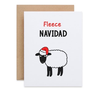 Cartões de Natal de lã, Cartões de Natal irlandeses engraçados, Cartões de Natal irlandeses, Cartões de Natal de piada, Cartão de Natal fofo, Feito de forma sustentável na Irlanda
