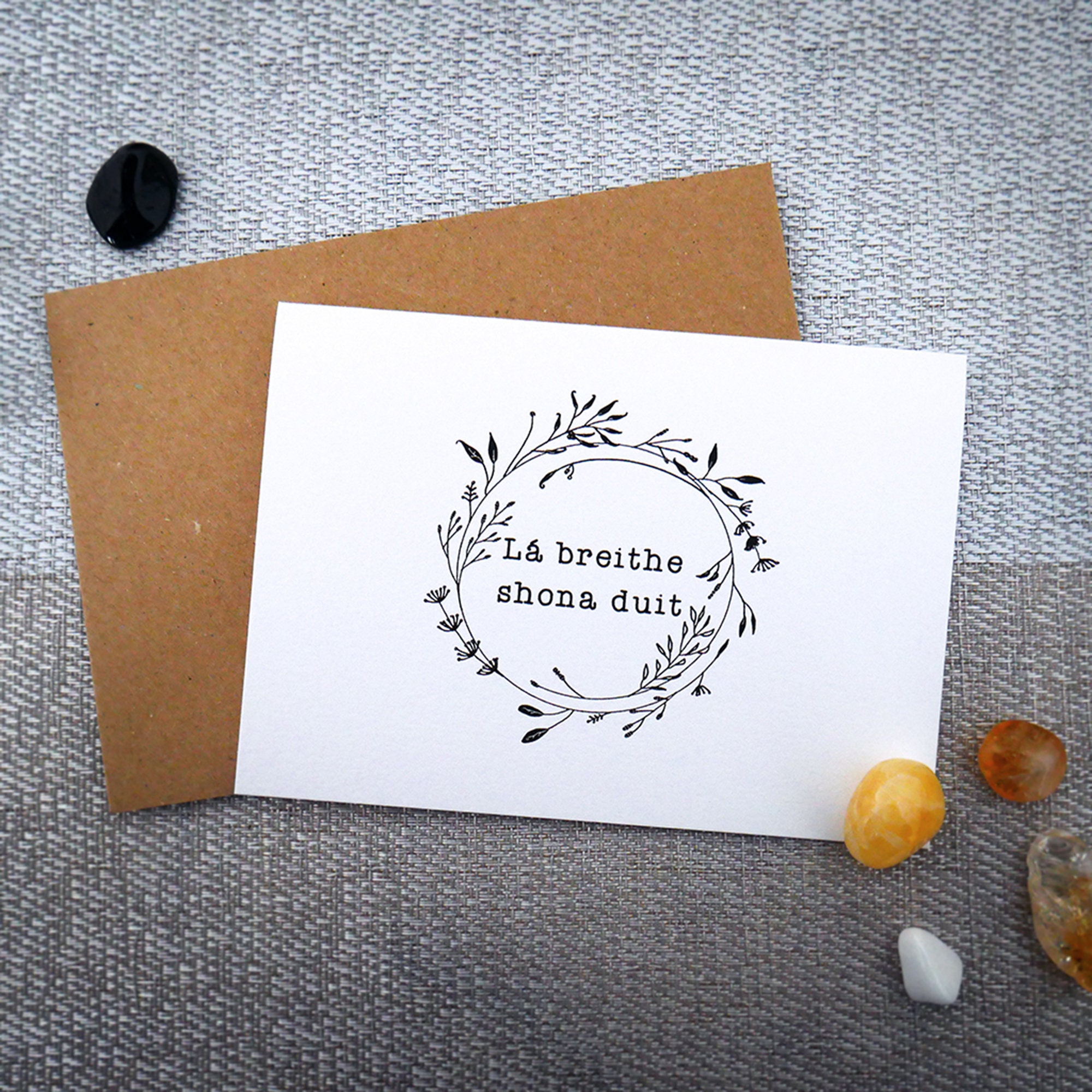 Irish Birthday Card | Lá Breithe Shona Duit, Handmade in Ireland - Etsy, image size:2000x2000