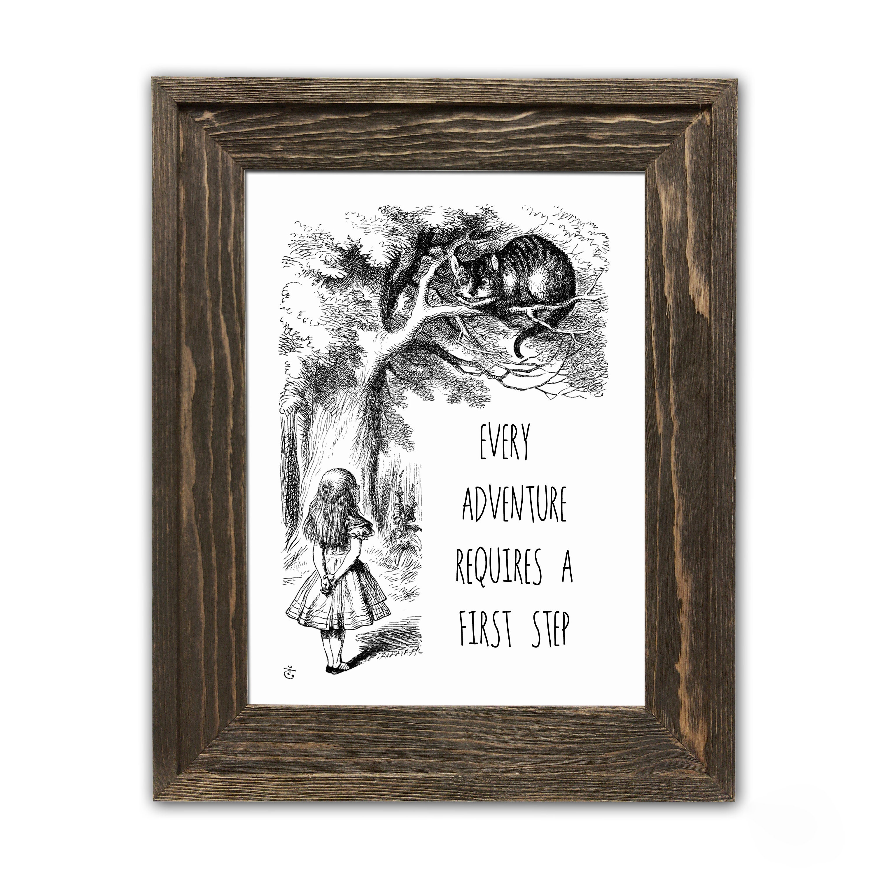 Alice in Wonderland Vintage Art Print – Literary Wall Art – Classic ...