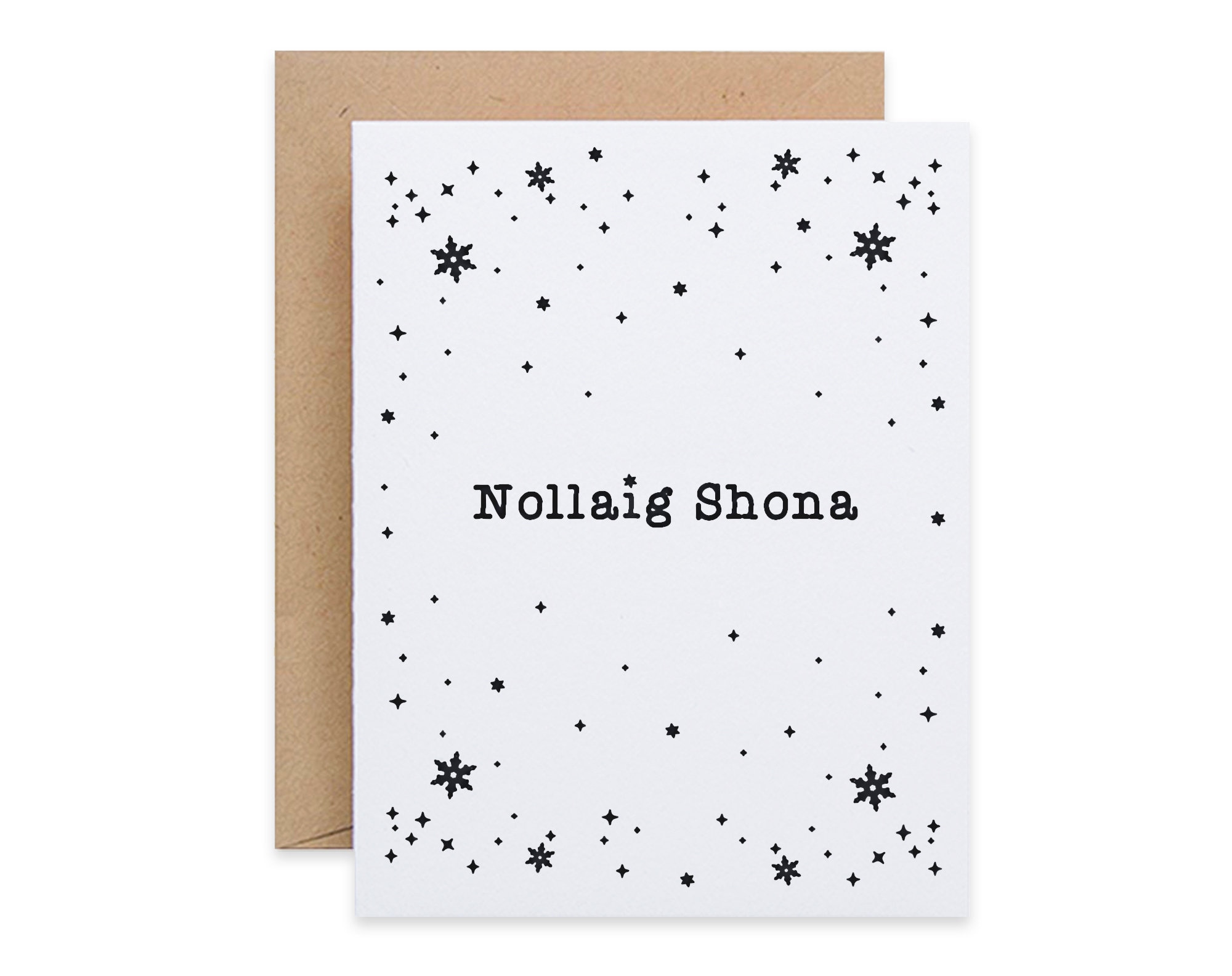 Nollaig Shona Snowflake Card, Irish Christmas Cards, Snowy Christmas Card  Pack, Irish Language Christmas Cards , Sustainably Made in Ireland - Etsy  Norway, image size:2000x1584
