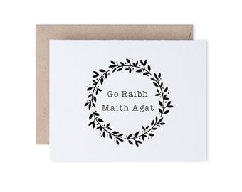 Go Raibh Maith Agat, Irish Thank You Card Packs, Irish Card Pack, Wedding Card Packs, Handmade Cards, Navidad, Sustainably Made In Ireland