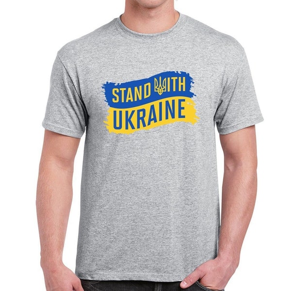 Stand With Ukraine T-Shirt Support Ukraine T-Shirt Ukrainian Flag Shirt Peace in Ukraine