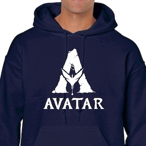 Avatar Hoodie Vintage Avatar 2 Shirt Sweatshirt Na&#39;vi Hoody Pullover The Avatar Pandora Sweater James Cameron Science Fiction Movie Inspired