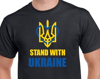 Stand With Ukraine T-Shirt Love Ukraine Support Ukraine T-Shirt Ukrainian Flag Shirt Peace in Ukraine