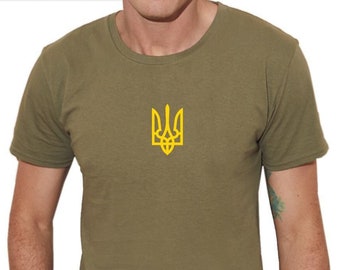 Slava Ukraini T-Shirt Ukraine Coat of Arms Support Ukraine T-Shirt Fight like Ukrainian Flag Shirt Peace in Ukraine Stand With Ukraine