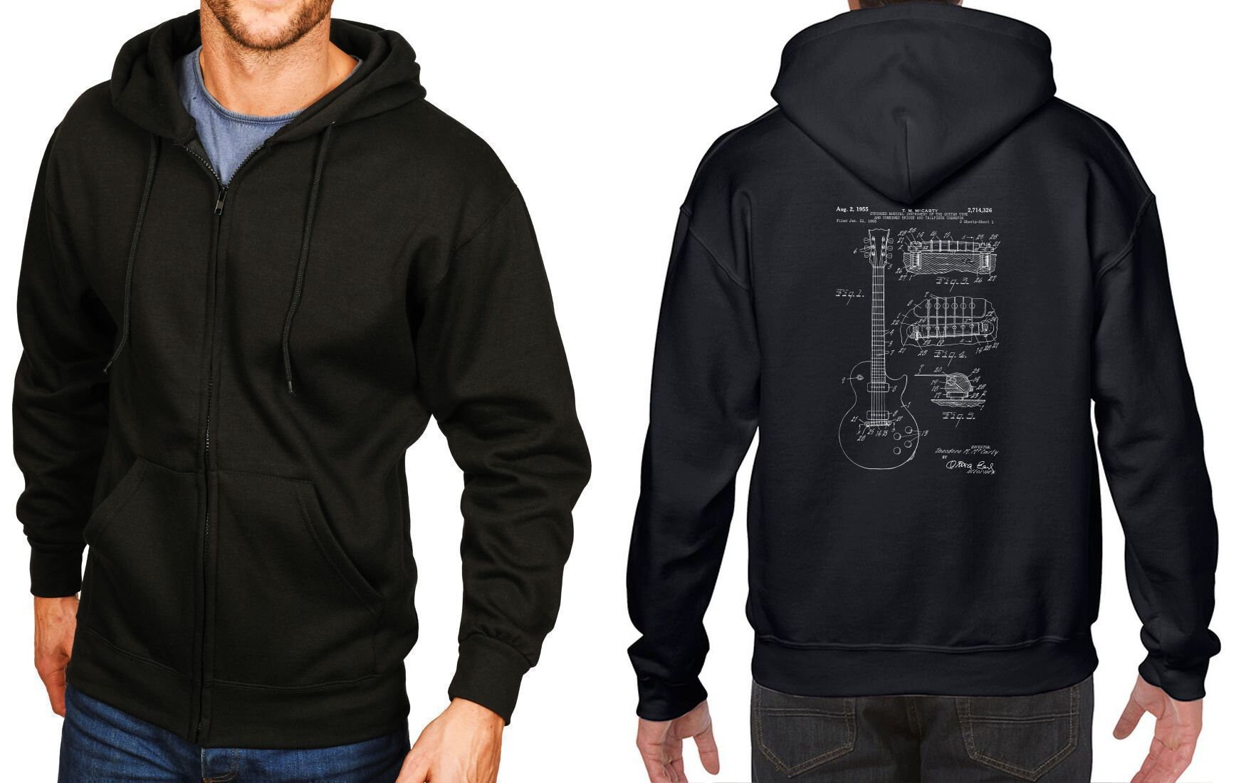 Gibson Hoodie Unisex Gibson Les Paul Guitar Sweatshirt Gibson Etsy